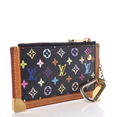 multicolor louis vuitton key pouch|authentic Louis Vuitton keychain.